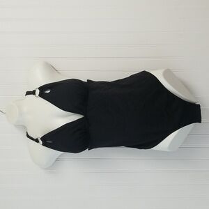Live Life On The Beach One Piece Swimsuit Black